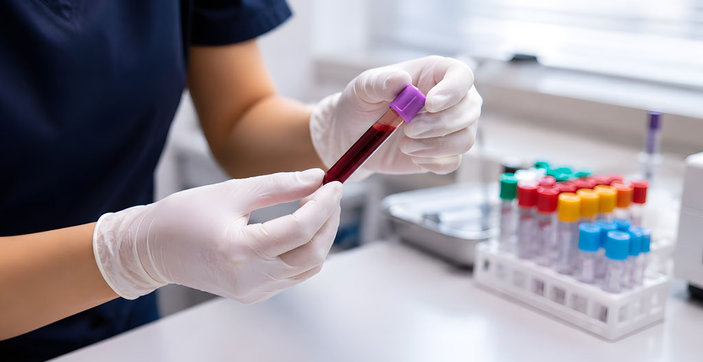 Consultation médicale dans un cabinet moderne où un professionnel de santé explique un bilan nutritionnel à une patiente, avec documents médicaux sur le bureau